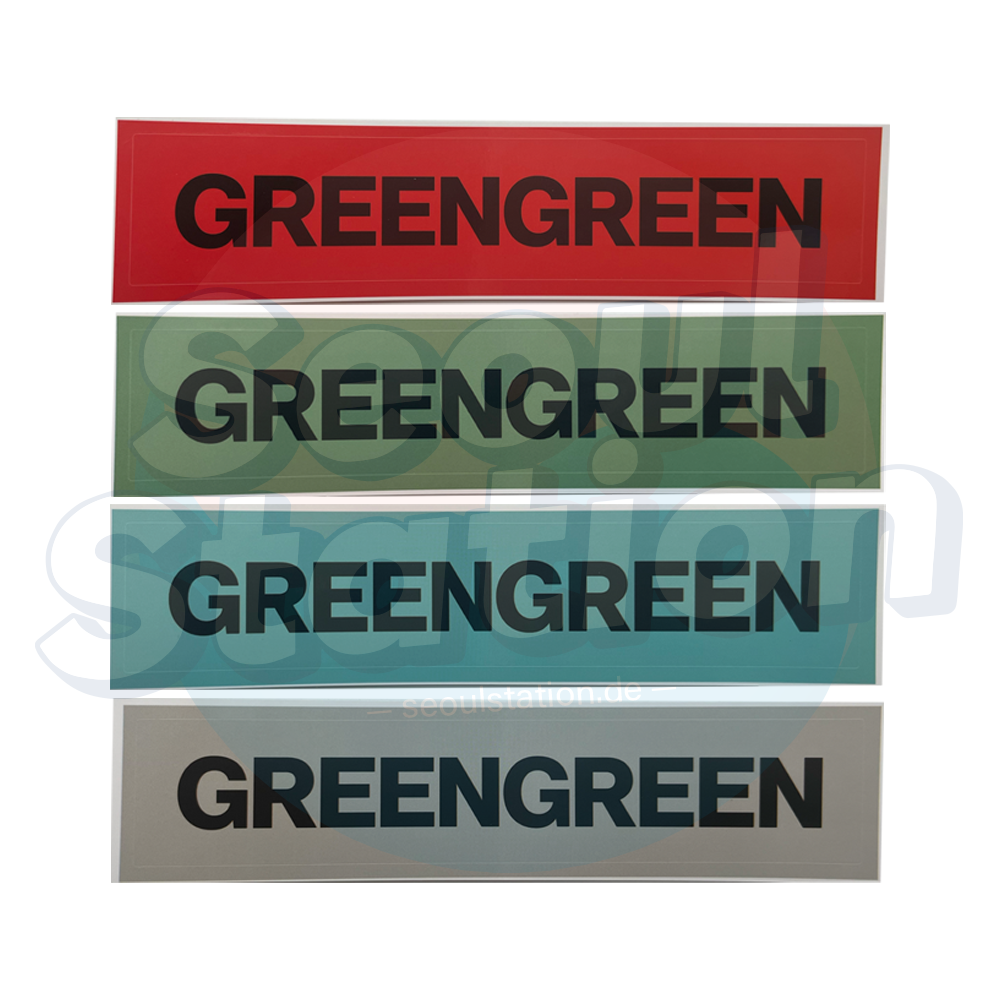 CORTIS - 2nd EP 'GREENGREEN' - APPLE MUSIC Logo Sticker