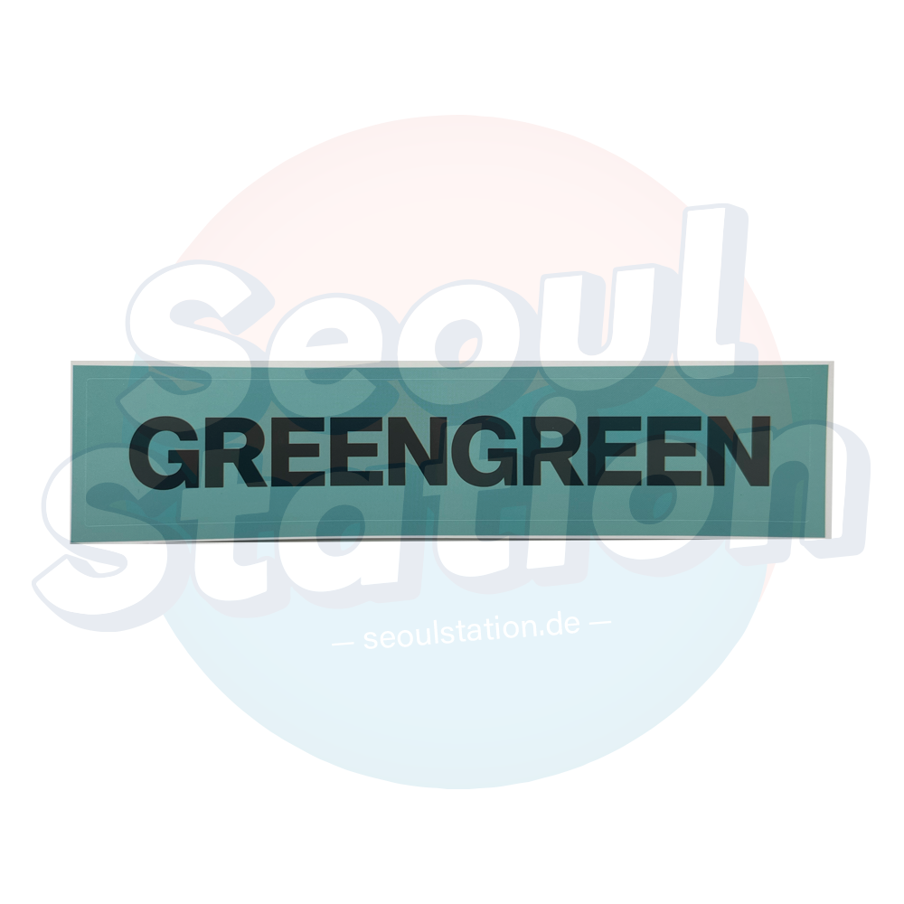 CORTIS - 2nd EP 'GREENGREEN' - APPLE MUSIC Logo Sticker