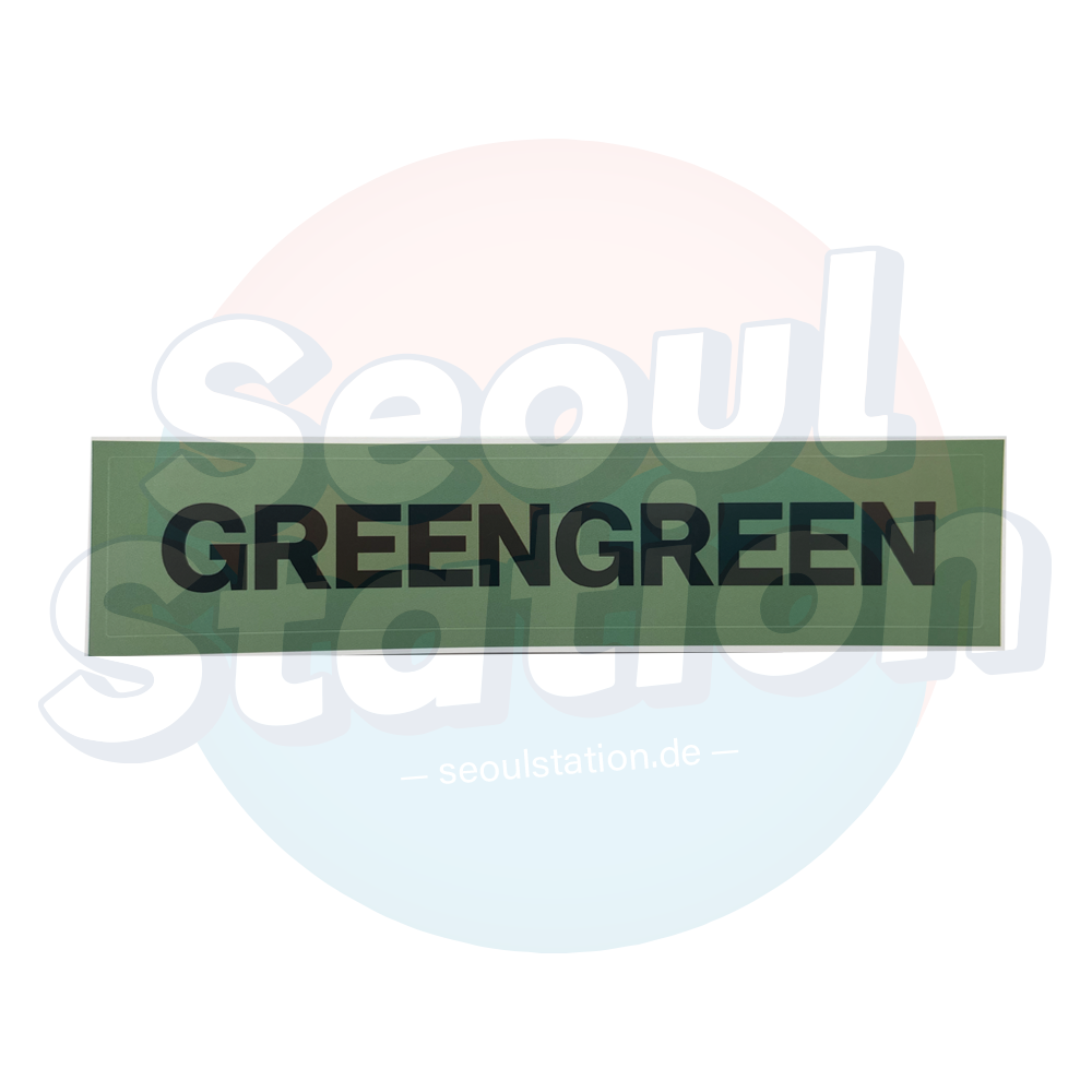 CORTIS - 2nd EP 'GREENGREEN' - APPLE MUSIC Logo Sticker