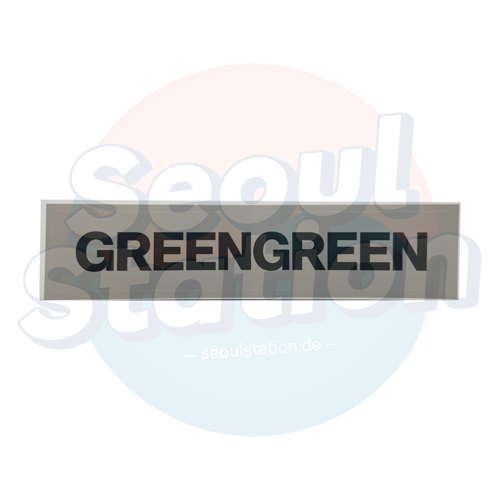 CORTIS - 2nd EP 'GREENGREEN' - APPLE MUSIC Logo Sticker