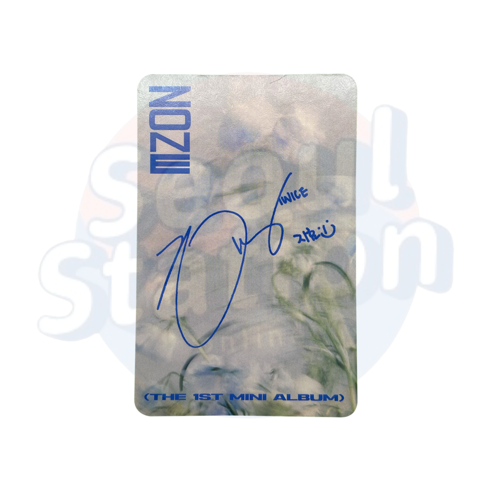 JIHYO - ZONE - 1st Mini Album - Aladin Photocard Back