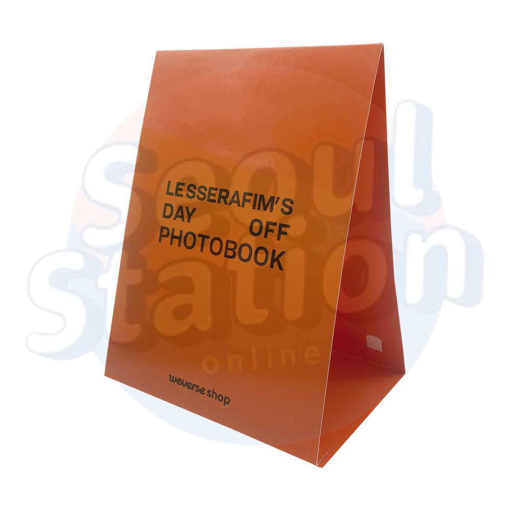 LE SSERAFIM - DAY OFF Photobook - WEVERSE Group Photo + Frame Back