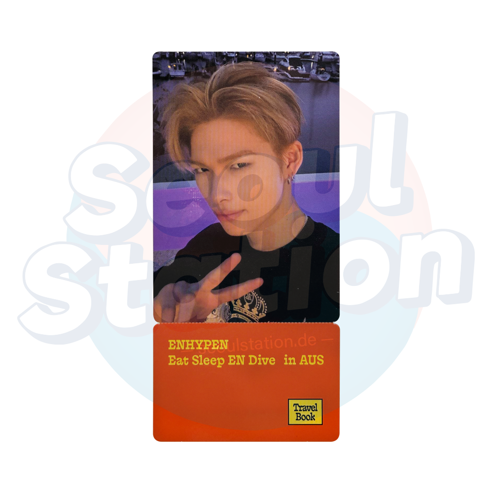 ENHYPEN - Travel Book - Eat Sleep EN Dive in AUS - WEVERSE Photocard Ticket seoulstation.de
