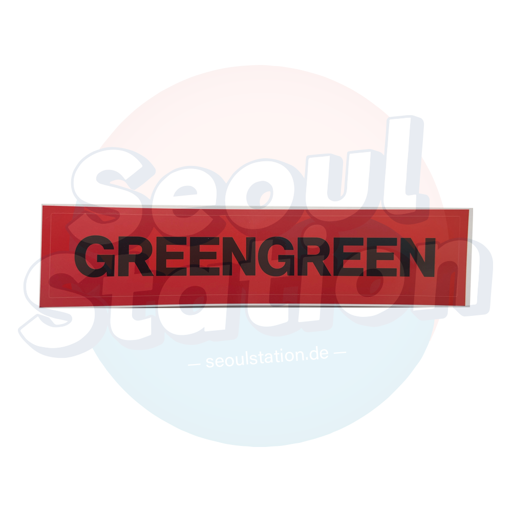 CORTIS - 2nd EP 'GREENGREEN' - APPLE MUSIC Logo Sticker