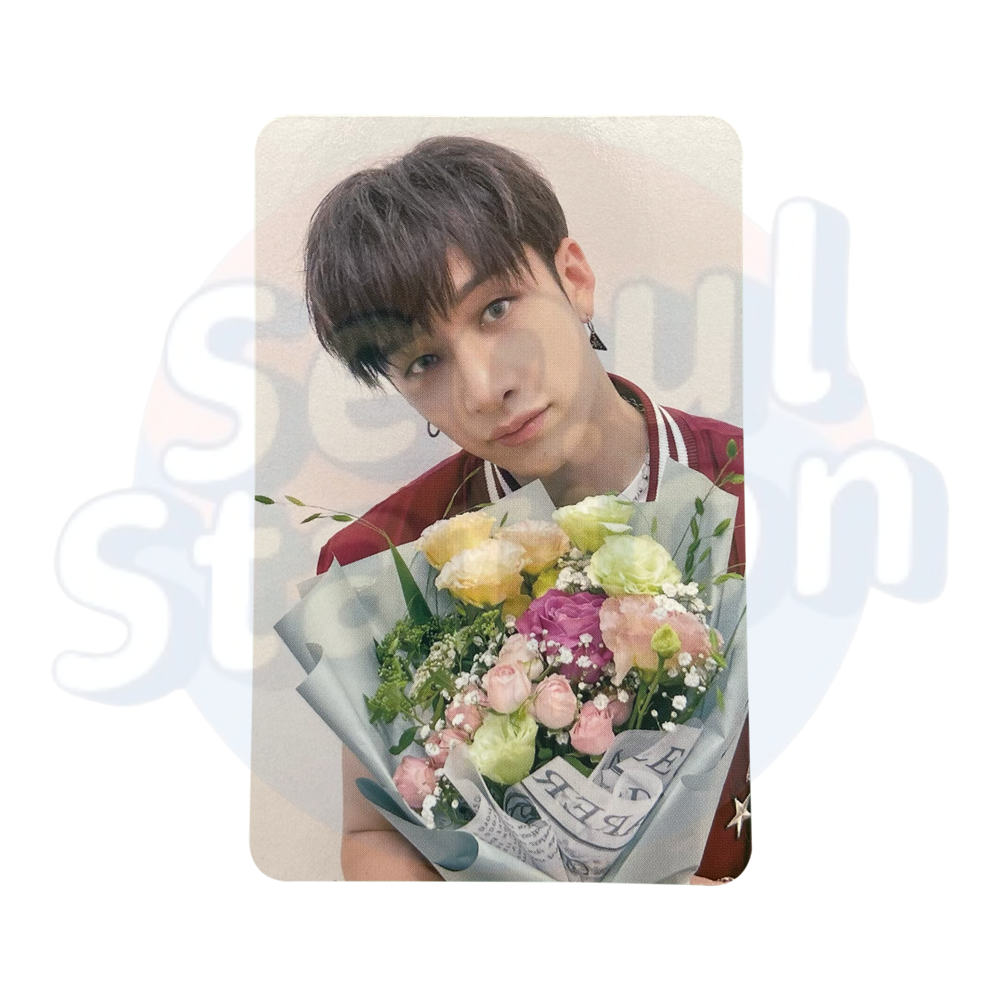 Stray Kids - The 3rd Album '5-STAR' - Soundwave 4th Round Lucky Draw Event Photo Card (Bouquet Ver.) Bang Chan