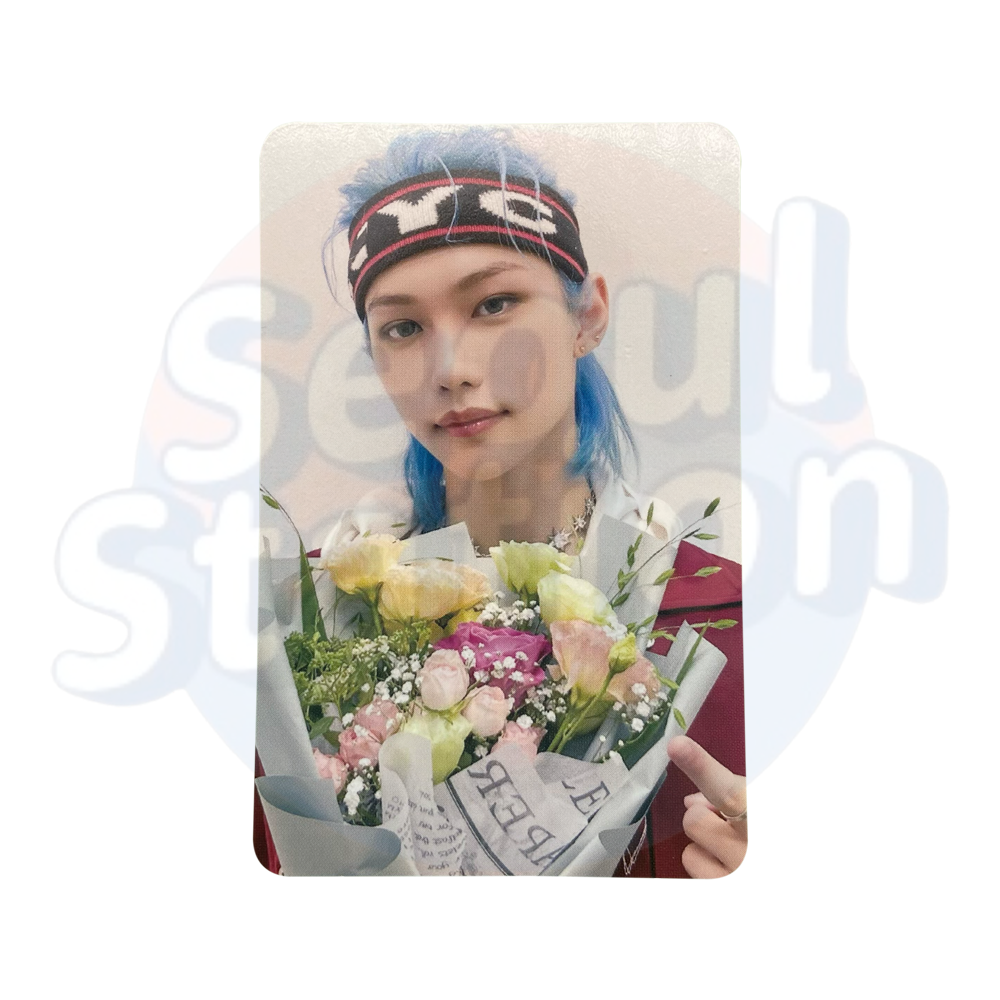 Stray Kids - The 3rd Album '5-STAR' - Soundwave 4th Round Lucky Draw Event Photo Card (Bouquet Ver.) Felix