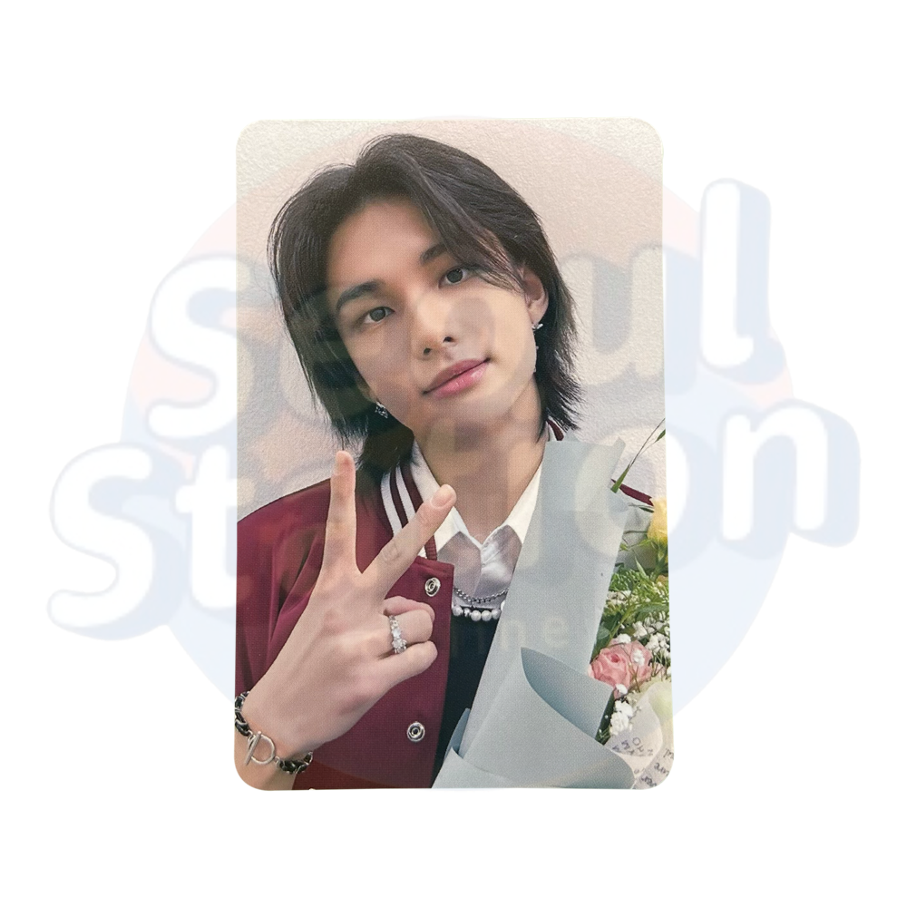 Stray Kids - The 3rd Album '5-STAR' - Soundwave 4th Round Lucky Draw Event Photo Card (Bouquet Ver.) Hyunjin