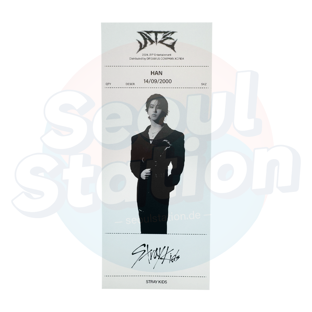 Stray Kids - ATE - Limited Album Ver. Monochrome Photo Receipt han