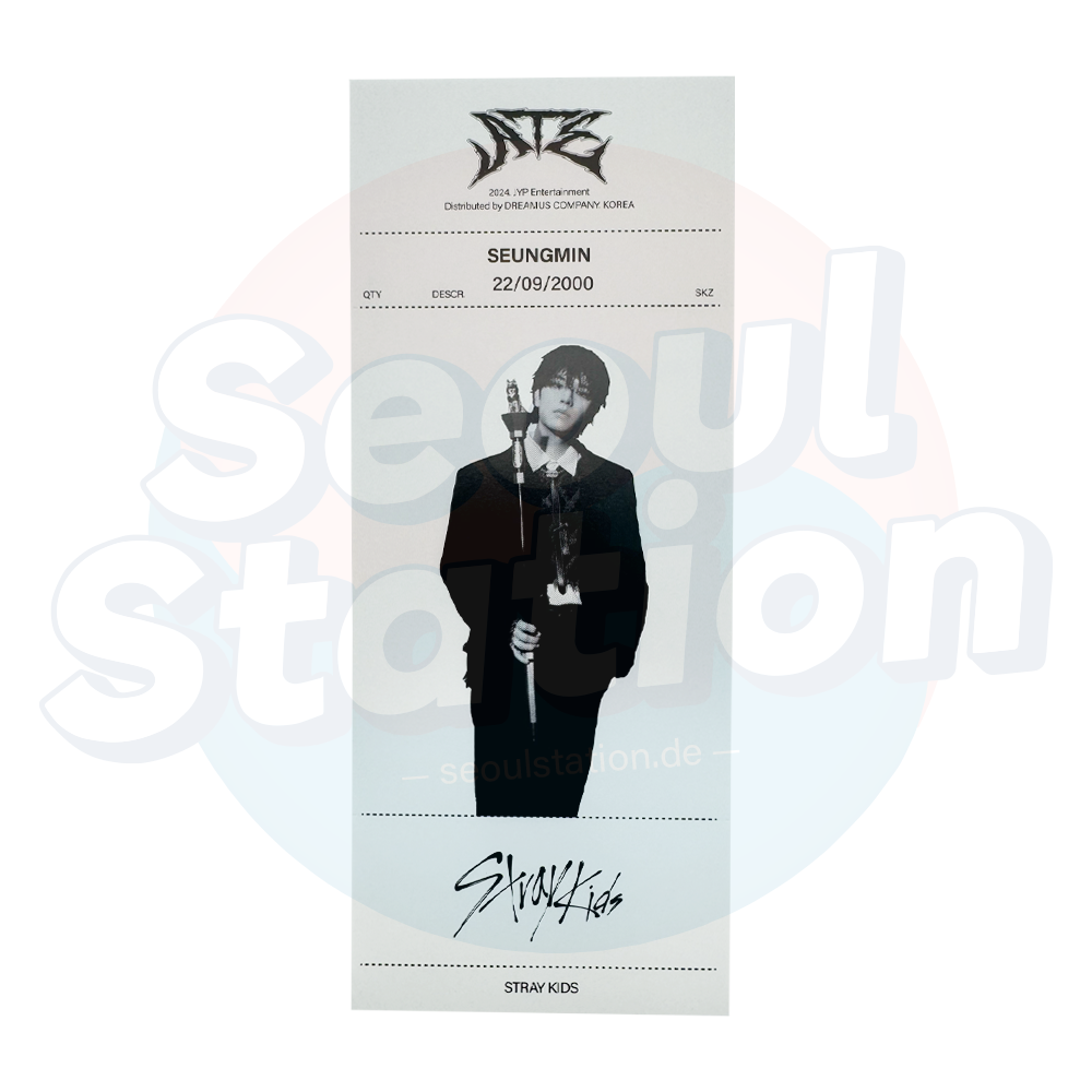 Stray Kids - ATE - Limited Album Ver. Monochrome Photo Receipt seungmin