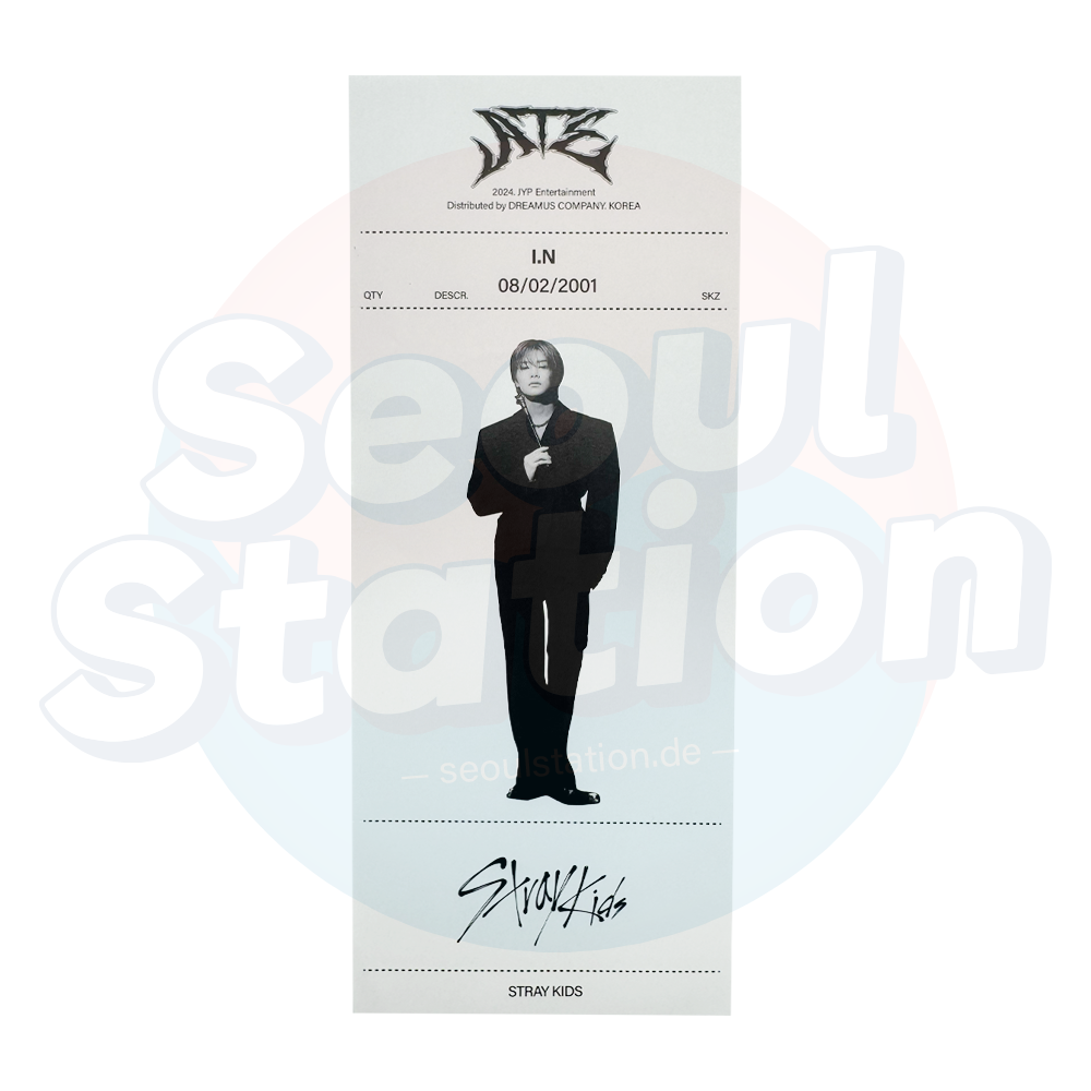 Stray Kids - ATE - Limited Album Ver. Monochrome Photo Receipt i.n