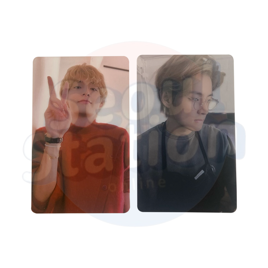 V - LAYOVER - WEVERSE See-Through PVC Photo Card
