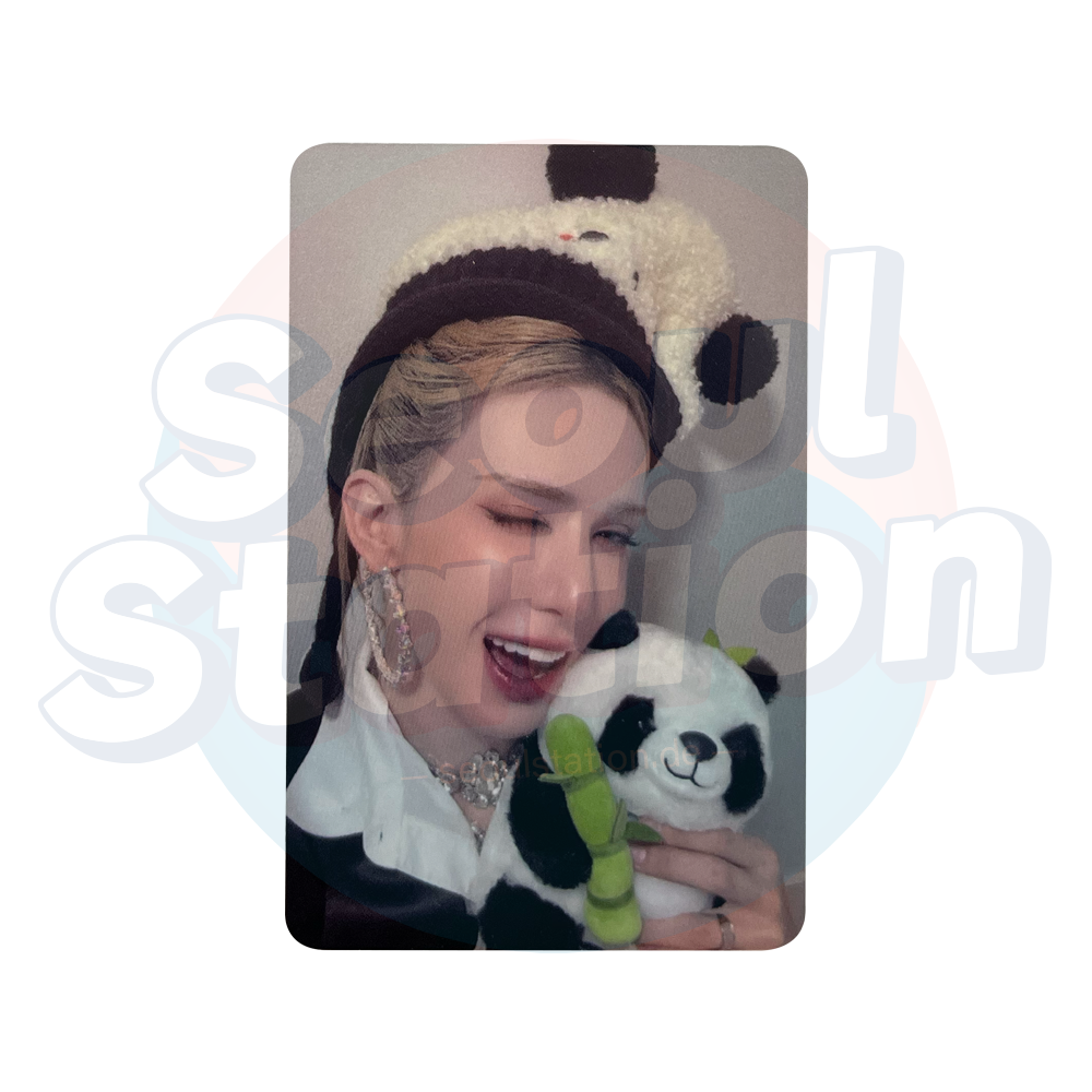 XLOV - 2nd Mini Album 'I, GOD' - APPLE MUSIC POB Photocard - PANDA PLUSH Ver. - WUMUTI