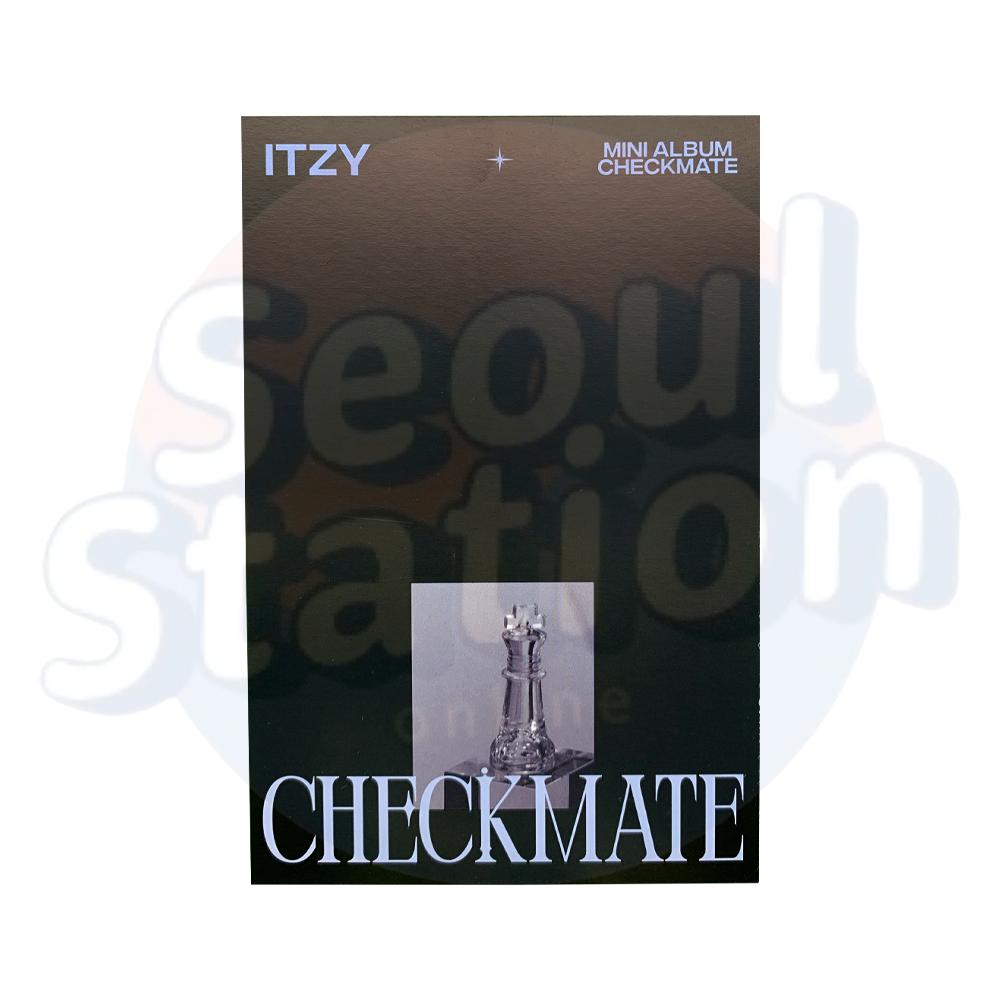 ITZY - CHECKMATE - Post Card (black back)
