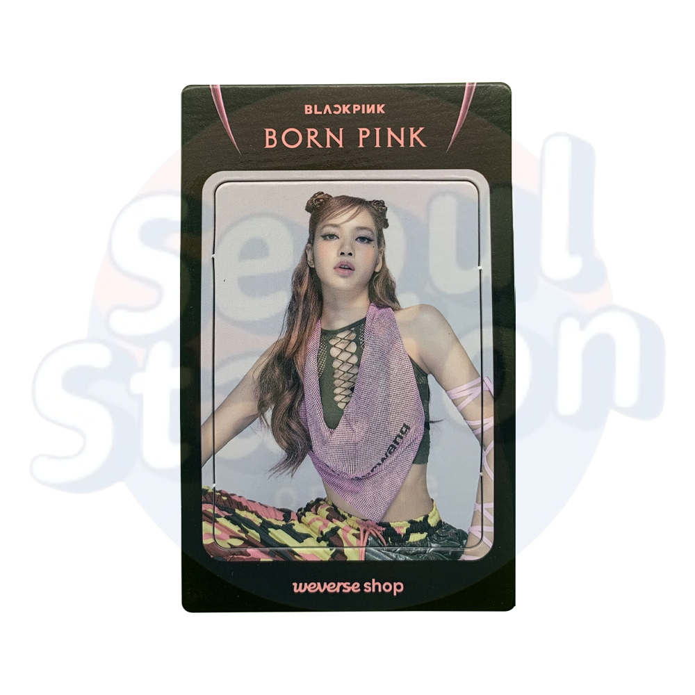 BLACKPINK - BORN PINK - WEVERSE Magnet Photo Card (vertical) lisa