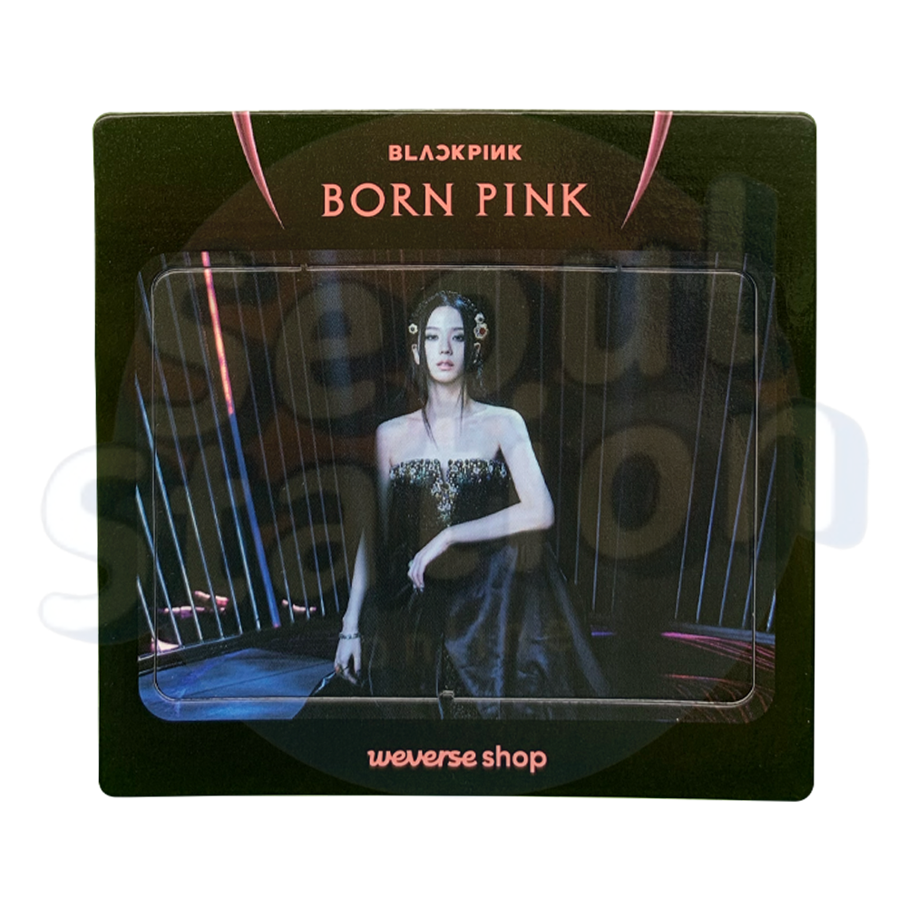 BLACKPINK - BORN PINK - WEVERSE Magnet Photo Card (square) jisoo