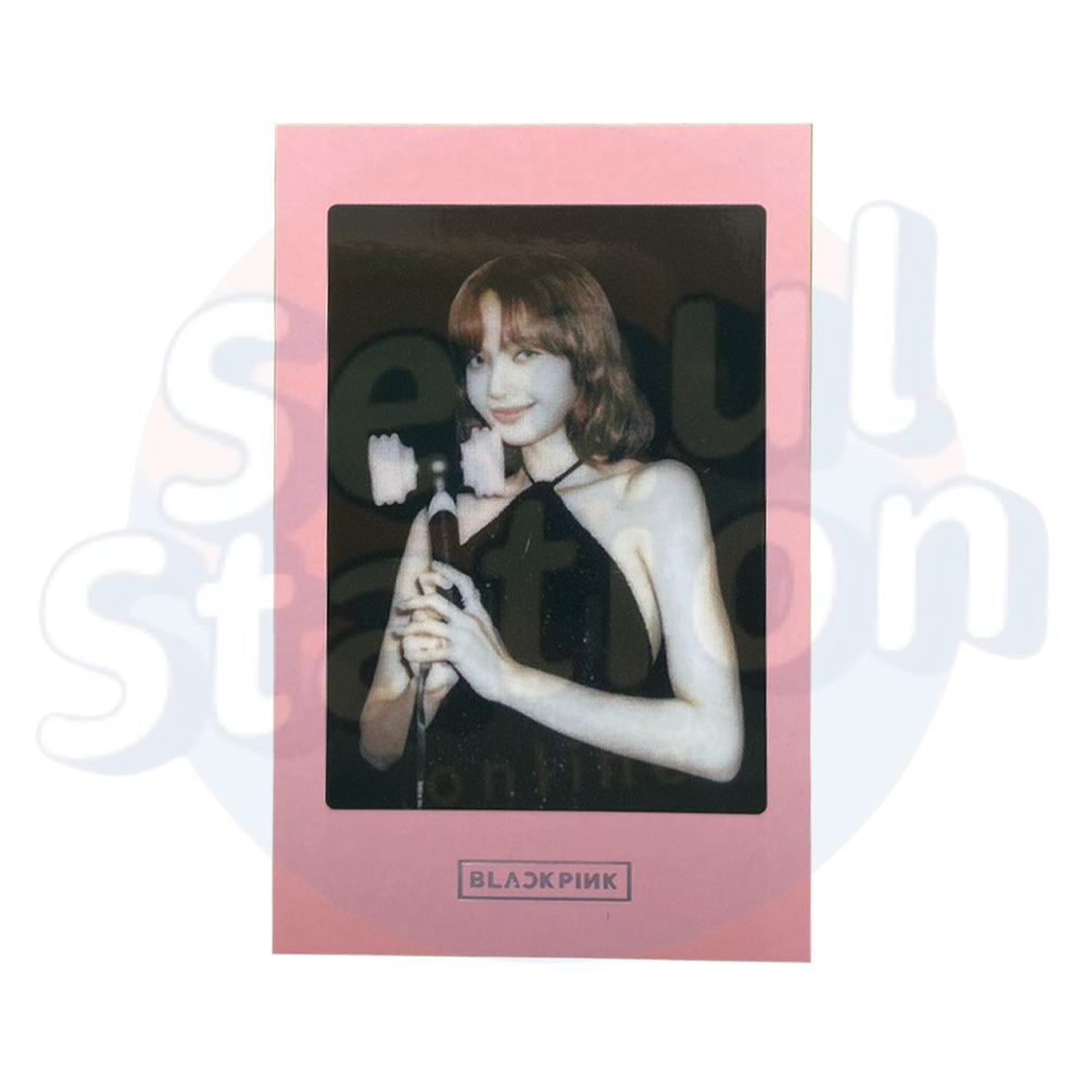 BLACKPINK - Official Lightstick Ver.2 - Polaroid Photo Card (pink) lisa