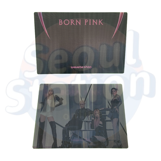 BLACKPINK - BORN PINK - WEVERSE Lenticular Postcard