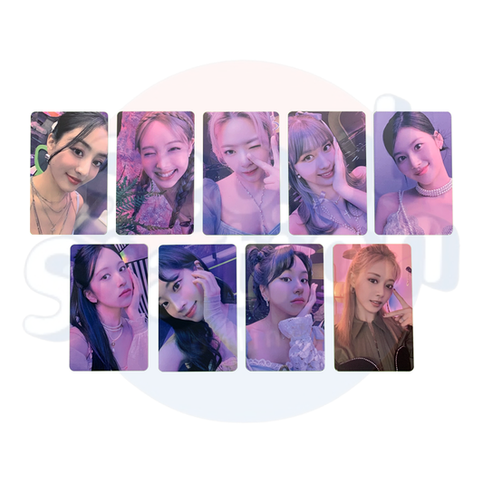 TWICE - BETWEEN 1&2 - Soundwave Lucky Draw Photo Card - Ver. A (Pink back)