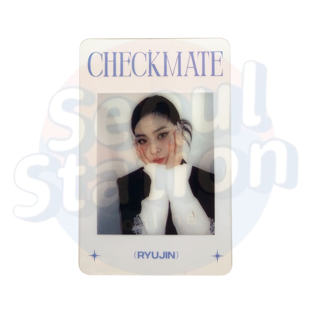 ITZY - CHECKMATE - Limited Edition Clear Photo Card ryujin