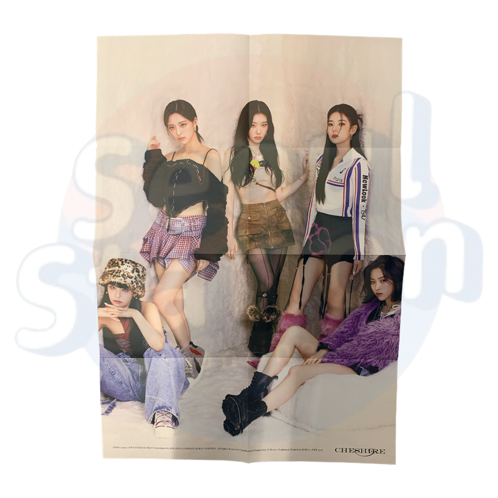 itzy　トレカ　セット　特典　中国　yzy withfans cheshire ITZY Official Photocard - Album CHESHIRE Withfans Yizhiyu