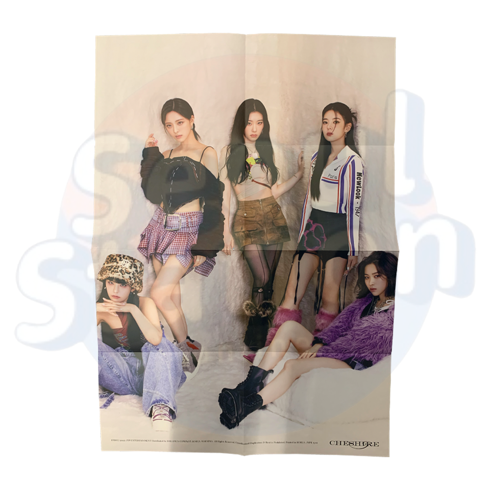 ITZY - CHESHIRE - Limited Edition Folded Poster vertical