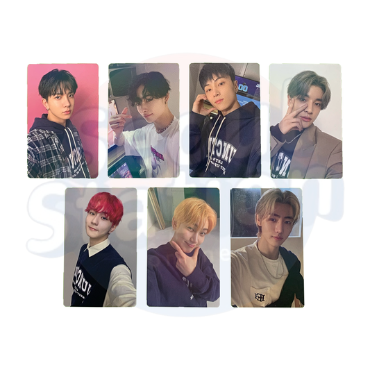 ENHYPEN - MANIFESTO : DAY 1 - WEVERSE Holo Photo Card with Random Transparent Glitter Card Holder