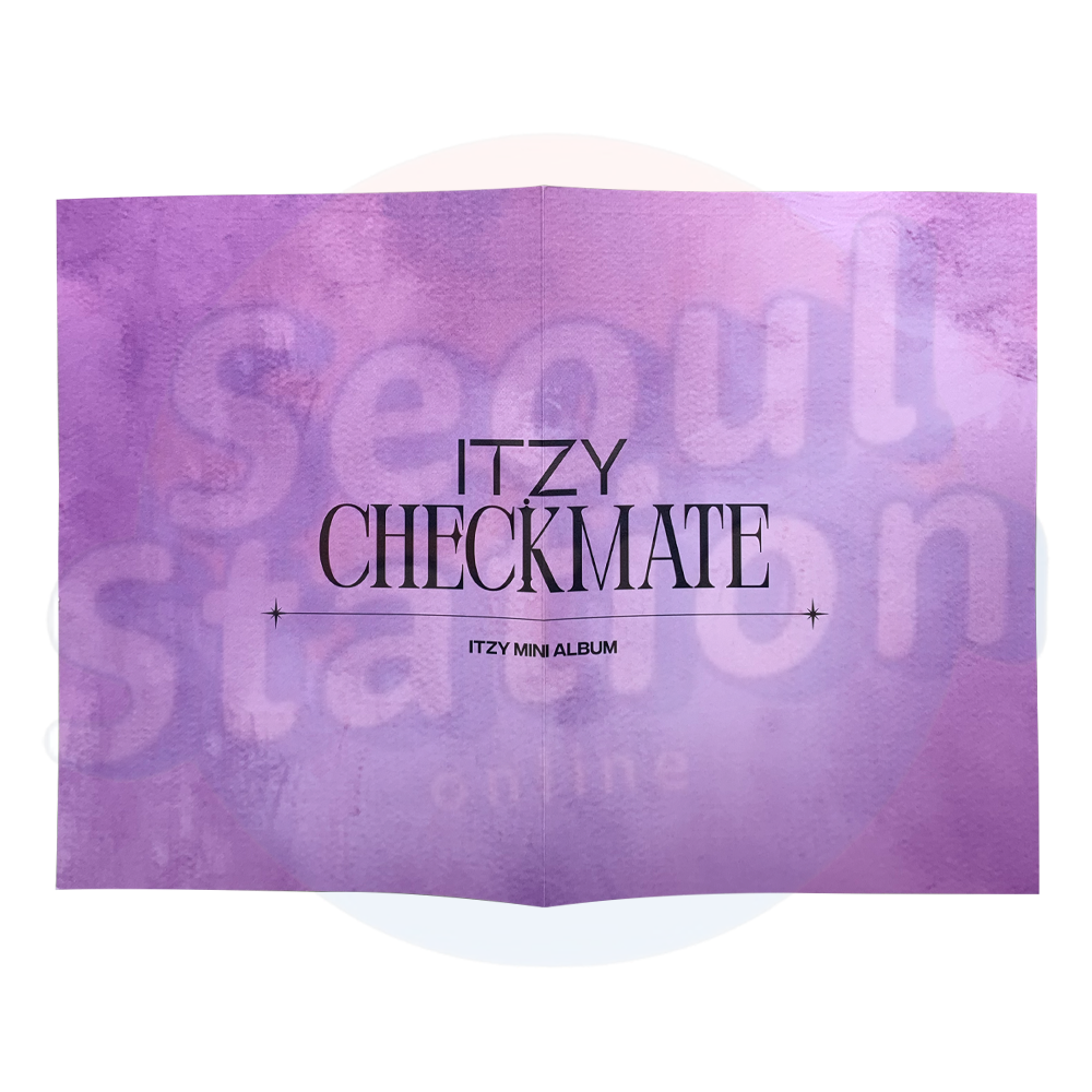 ITZY - CHECKMATE - A4 Folded Poster