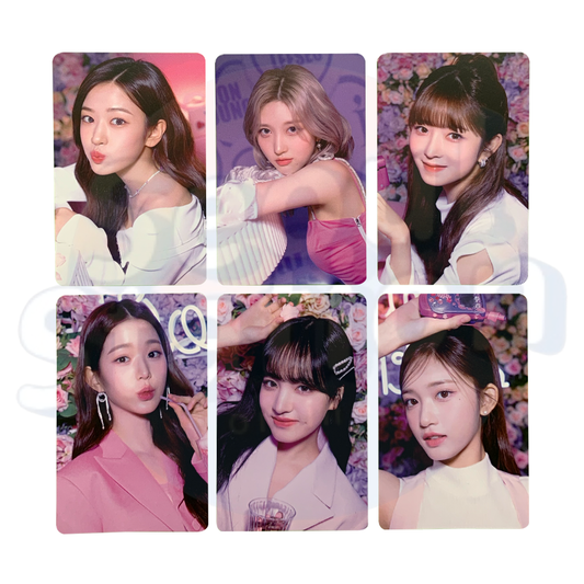 IVE - The Prom Queens (The First Fan Concert) - Official Trading Photo Card - SET 1 (Flower Background)