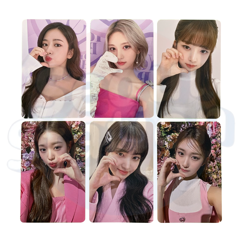 IVE - The Prom Queens (The First Fan Concert) - Official Trading Photo Card - SET 2 (Cheek Heart Pink)