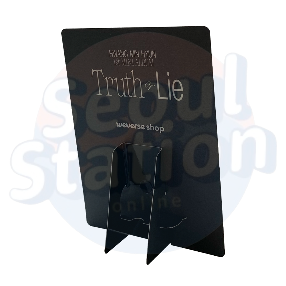 HWANG MIN HYUN - Truth or Lie - WEVERSE Standing Photo Frame 