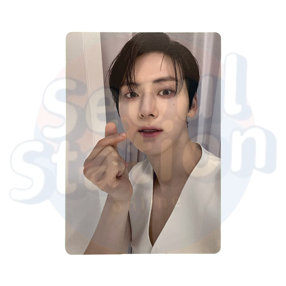 HWANG MIN HYUN - Truth or Lie - WEVERSE Standing Photo Frame finger heart