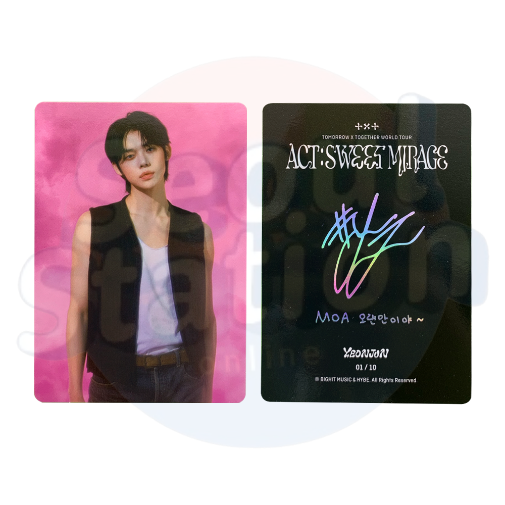 TXT - ACT: SWEET MIRAGE - Mini Photo Card - YEONJUN Ver 