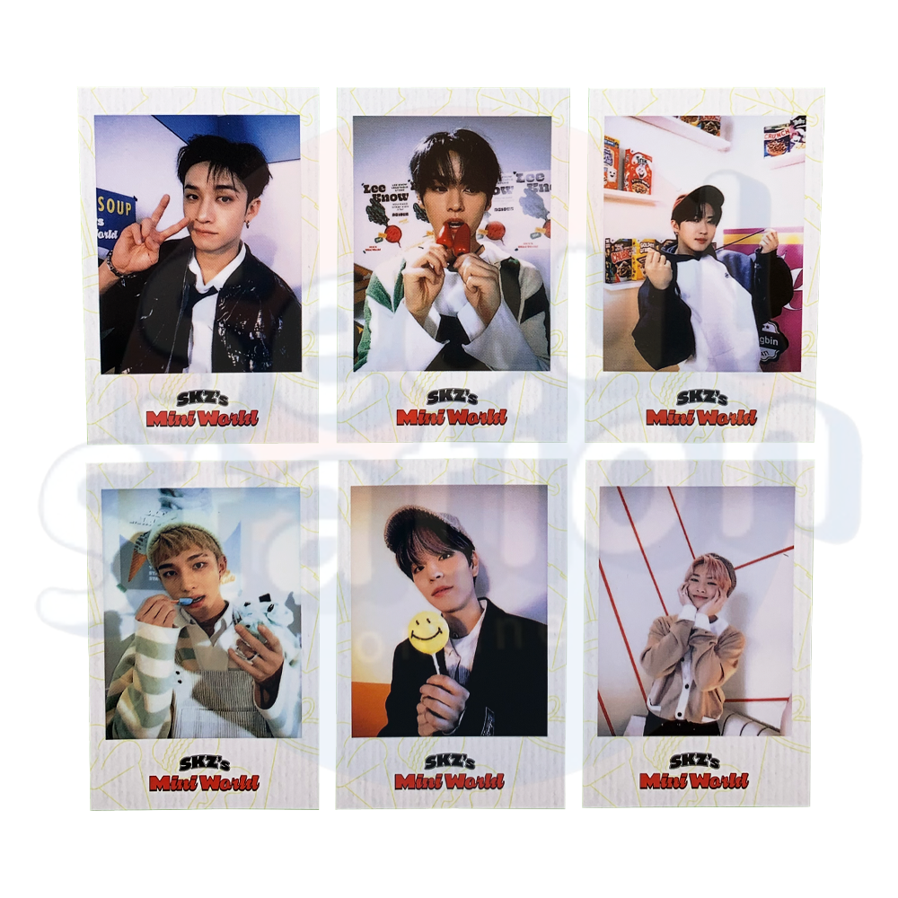 Stray Kids - 2023 Season's Greetings:  SKZ's Mini World - JYP Shop Polaroid Photo Card (white frame)