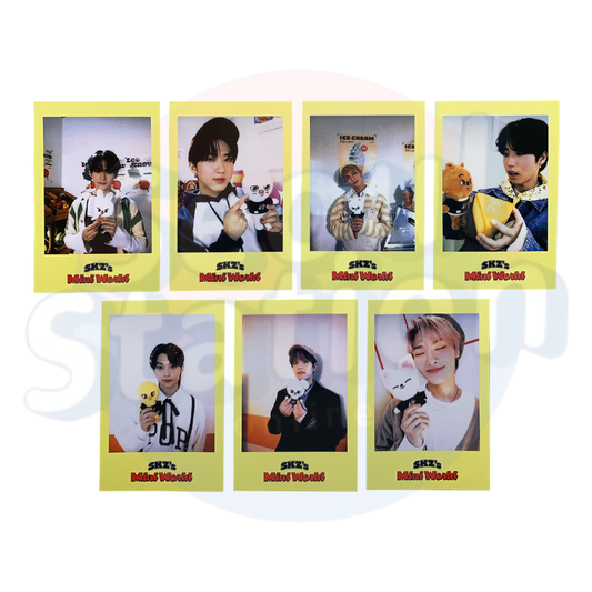 Stray Kids - 2023 Season's Greetings: SKZ's Mini World - JYP Shop Polaroid Photo Card (yellow frame)