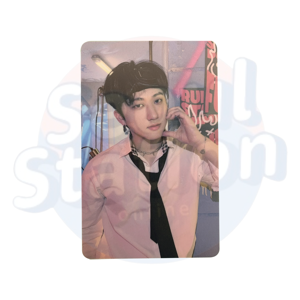stray kids maxident ラキドロ　soundwave トレカ STRAY KIDS - MAXIDENT - SOUNDWAVE 2nd Round Photocard - PINK