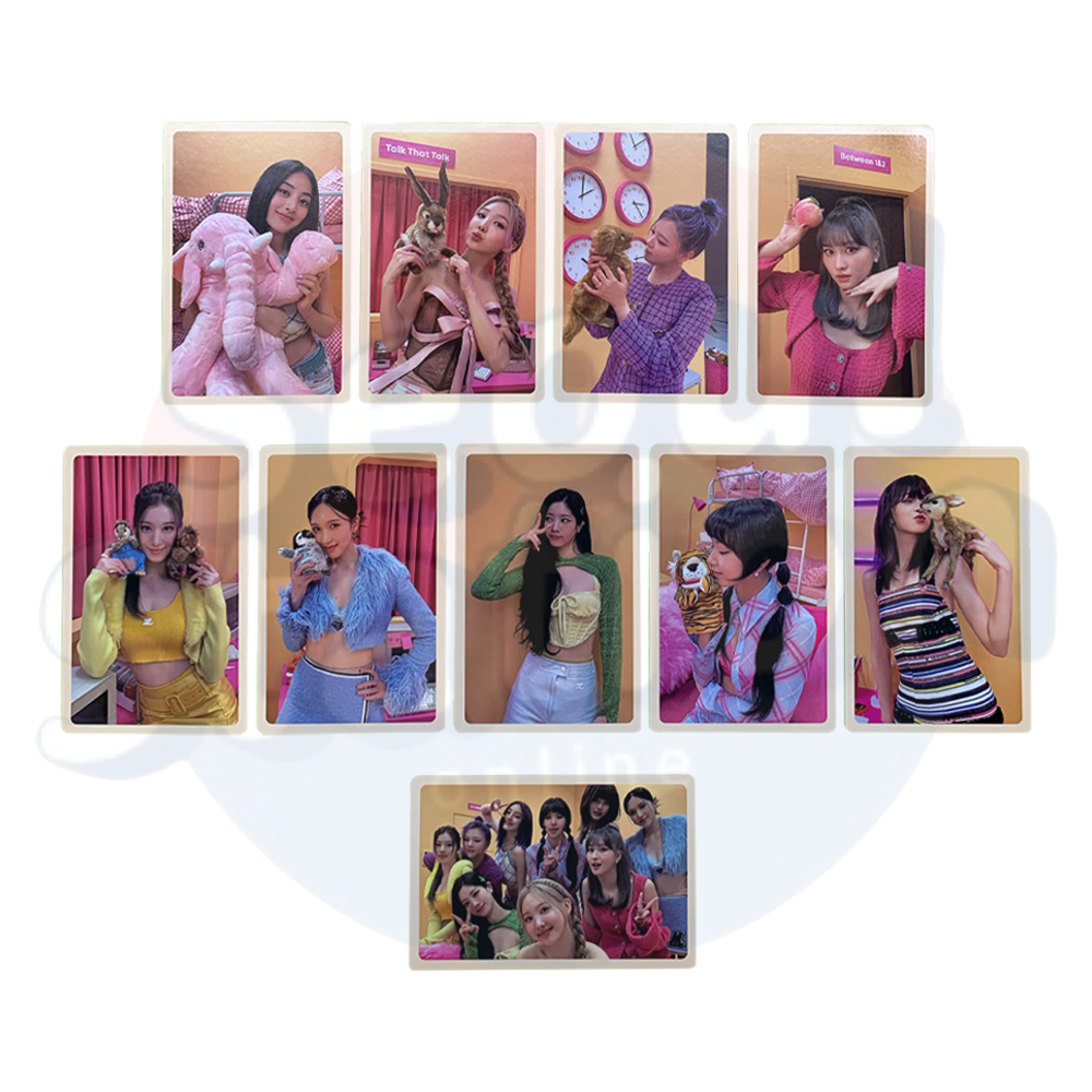 TWICE - BETWEEN 1&2 - Photo Card ARCHIVE Ver. (pink words)