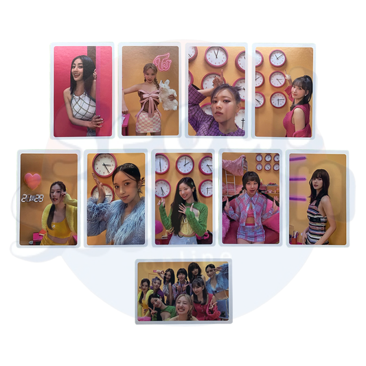 TWICE - BETWEEN 1&2 - Photo Card COMPLETE Ver. (red words)