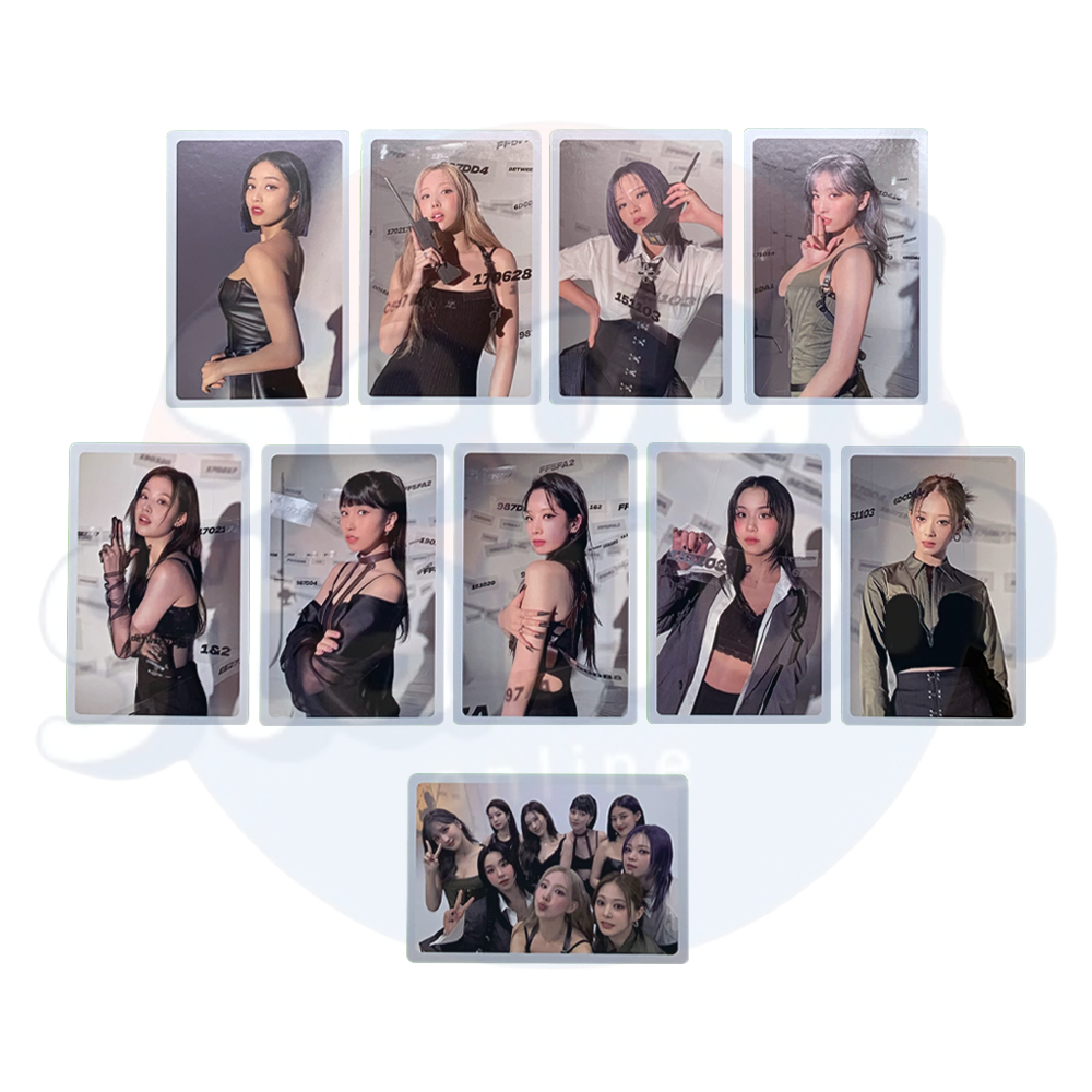 TWICE - BETWEEN 1&2 - Photo Card CRYPTOGRAPHY Ver. (black words)