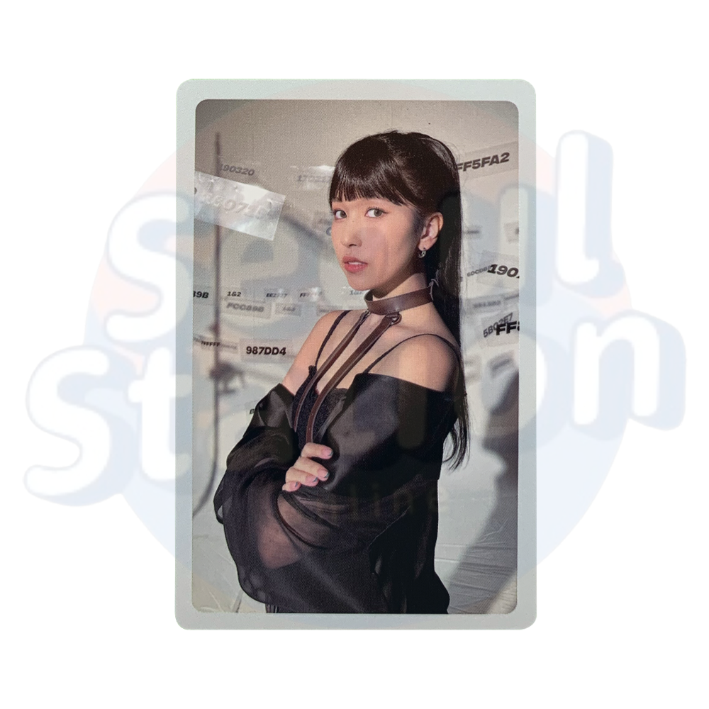 TWICE - BETWEEN 1&2 - Photo Card CRYPTOGRAPHY Ver. (black words) mina