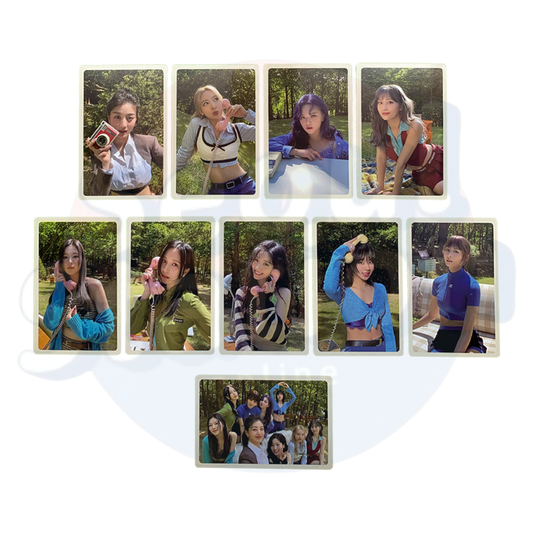 TWICE - BETWEEN 1&2 - Photo Card PATHFINDER Ver. (blue words)