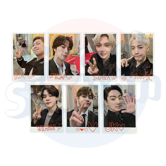 BTS - PERMISSION TO DANCE on Stage - Special Photo Card (Orange Back)