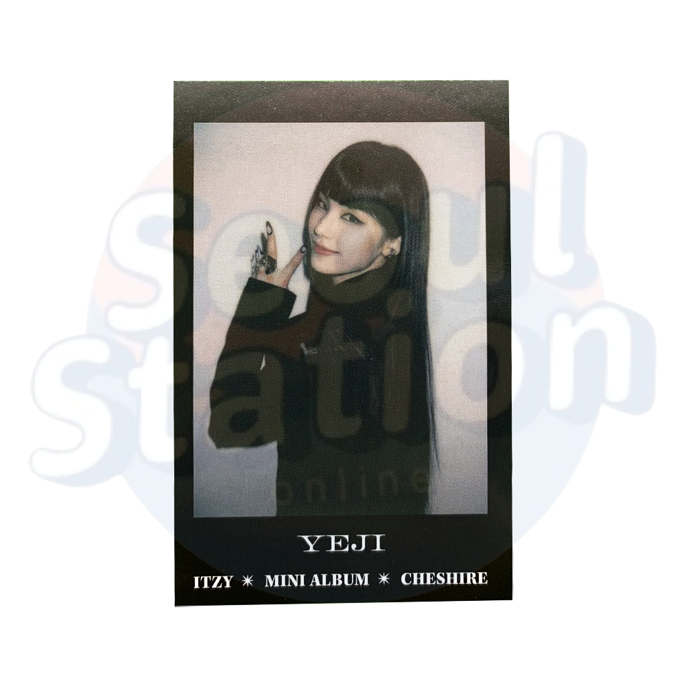 ITZY - CHESHIRE - Soundwave Polaroid Photo Card yeji