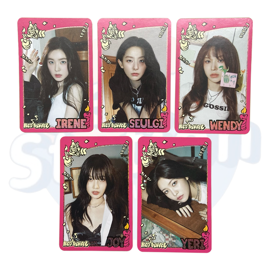 RED VELVET - The ReVe Festival 2022: BIRTHDAY - Glitter Trading Card (pink frame)