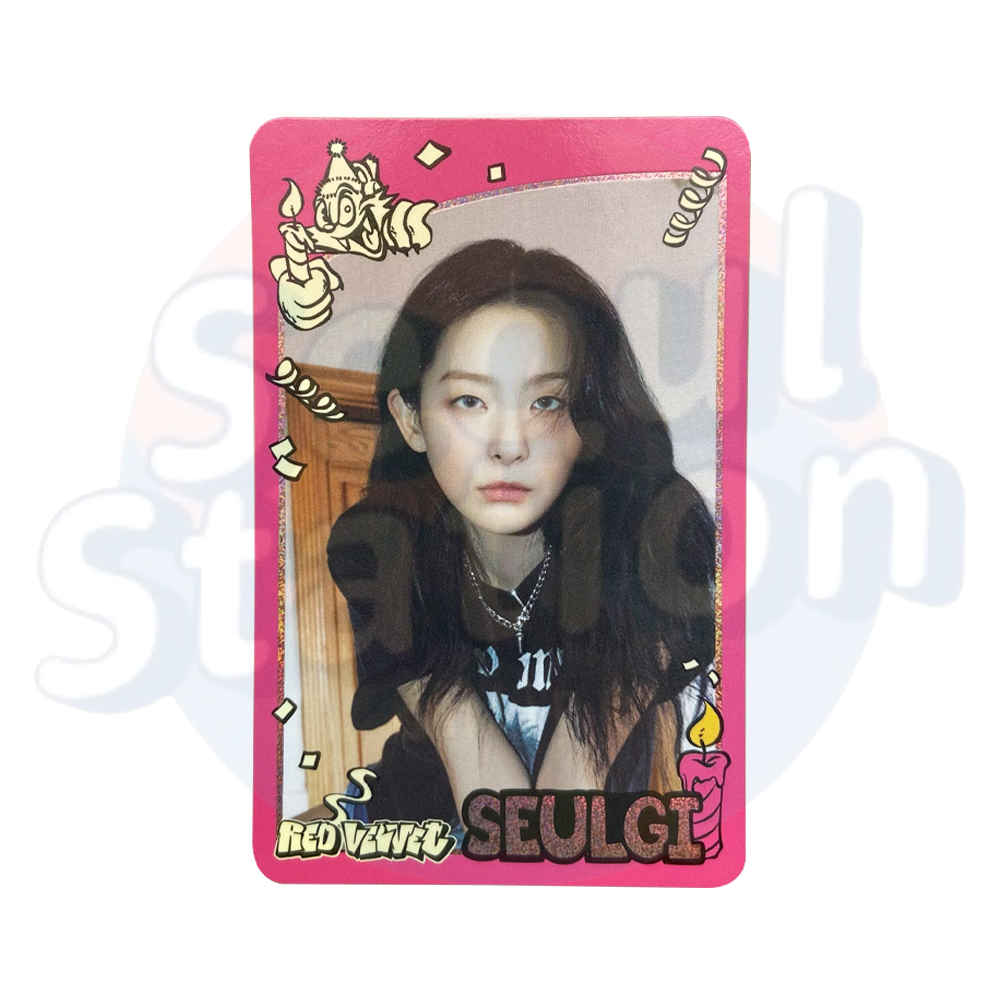  RED VELVET - The ReVe Festival 2022: BIRTHDAY - Glitter Trading Card (pink frame) seulgi