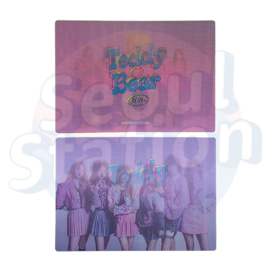 STAYC - Teddy Bear - WEVERSE Post Card Lenticular