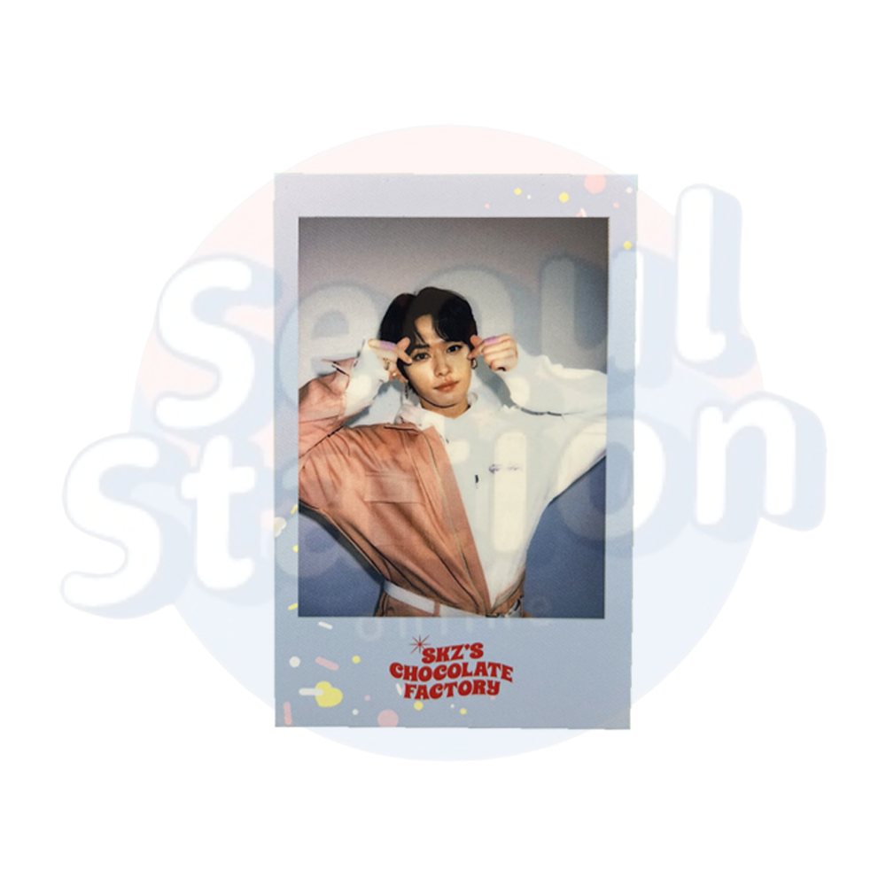 Stray Kids - Lee Know - 2ND #LoveStay 'SKZ'S Chocolate Factory' - Polaroid Double finger heart