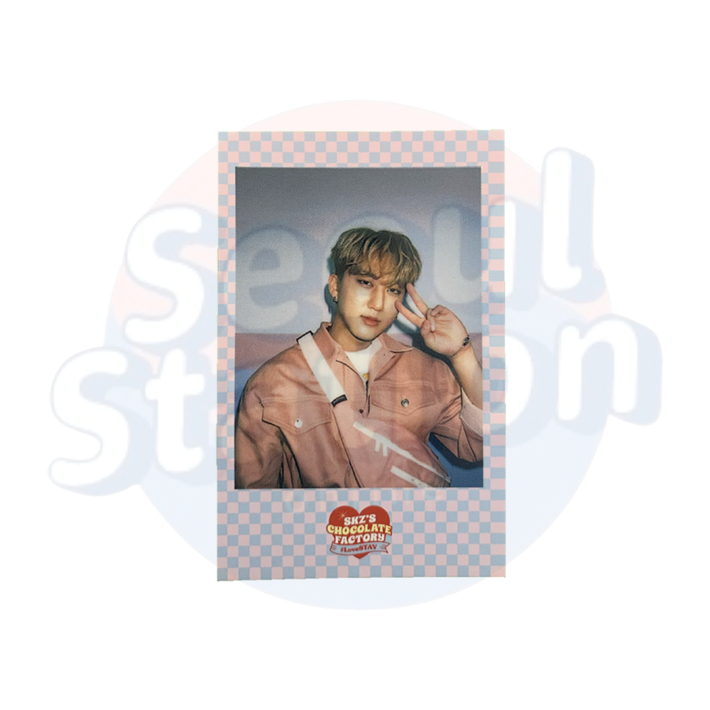 Stray Kids - Changbin - 2ND #LoveStay 'SKZ'S Chocolate Factory' - SKZOO Version Polaroid Peace sign