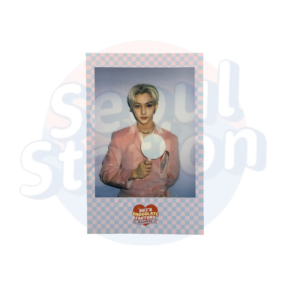 Stray Kids - Felix - 2ND #LoveStay 'SKZ'S Chocolate Factory' - SKZOO Version Polaroid Holding fan