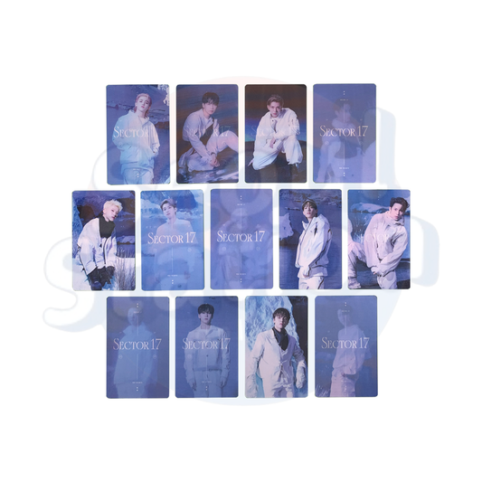 SEVENTEEN - SECTOR 17 - WEVERSE Lenticular Photo Card (Black Back)