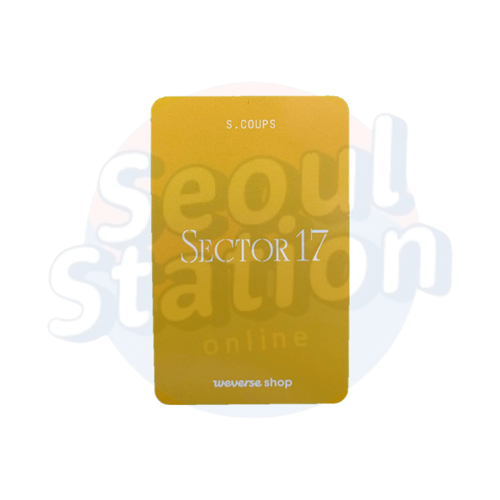 SEVENTEEN - SECTOR 17 - WEVERSE Photo Card (Yellow Back) 